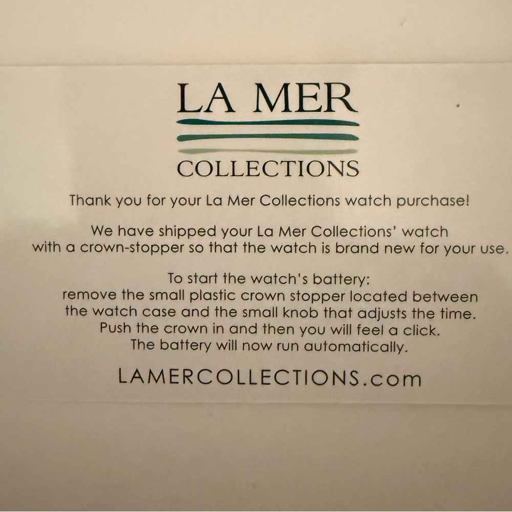 La Mer Watch - Picture 3 of 3